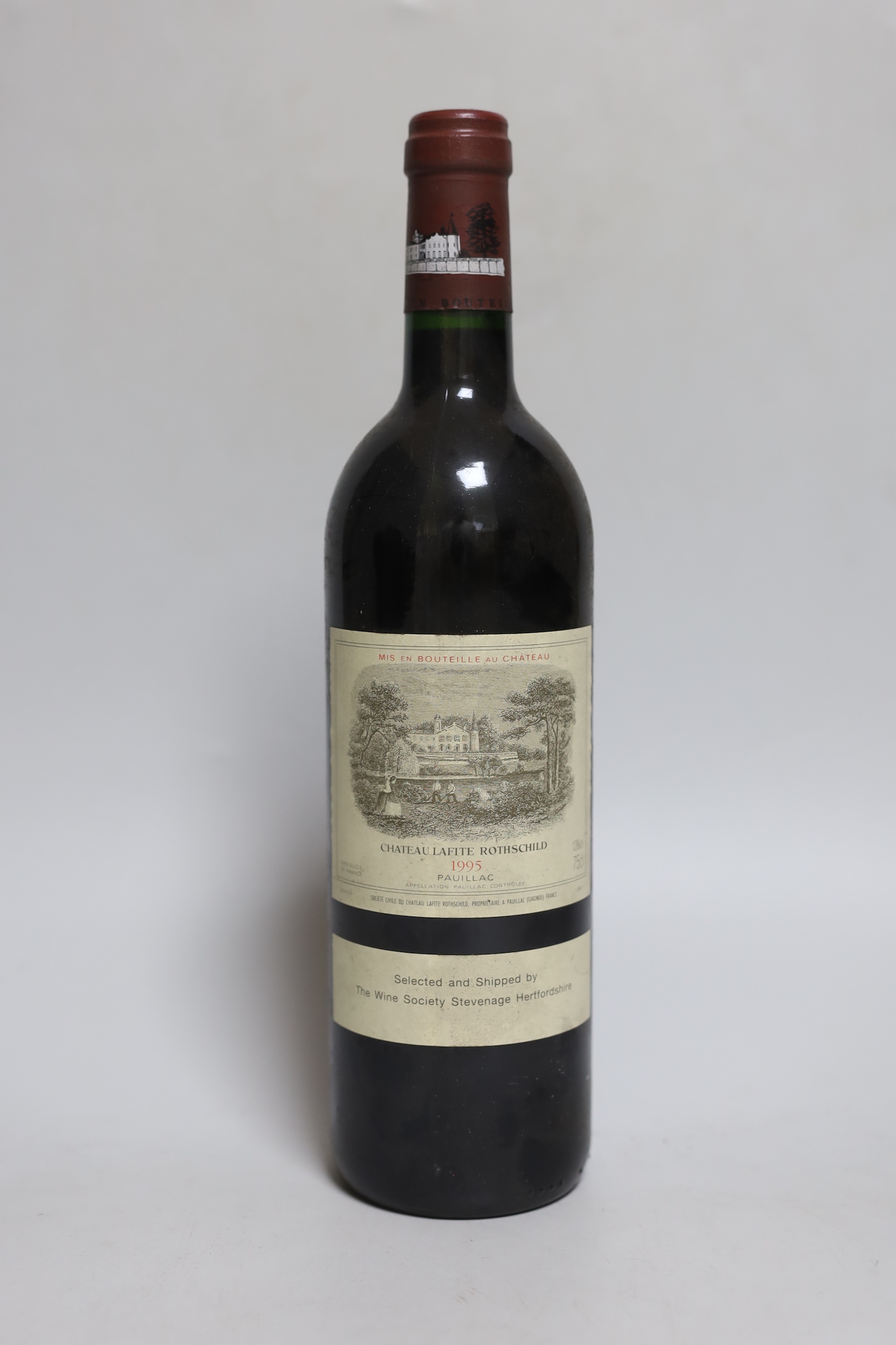 A 75cl bottle of 1995 Chateau Lafite Rothschild Pauillac